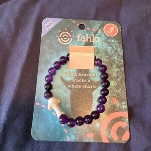 Fahlo Deep Purple Whale Shark Tracking Bracelet